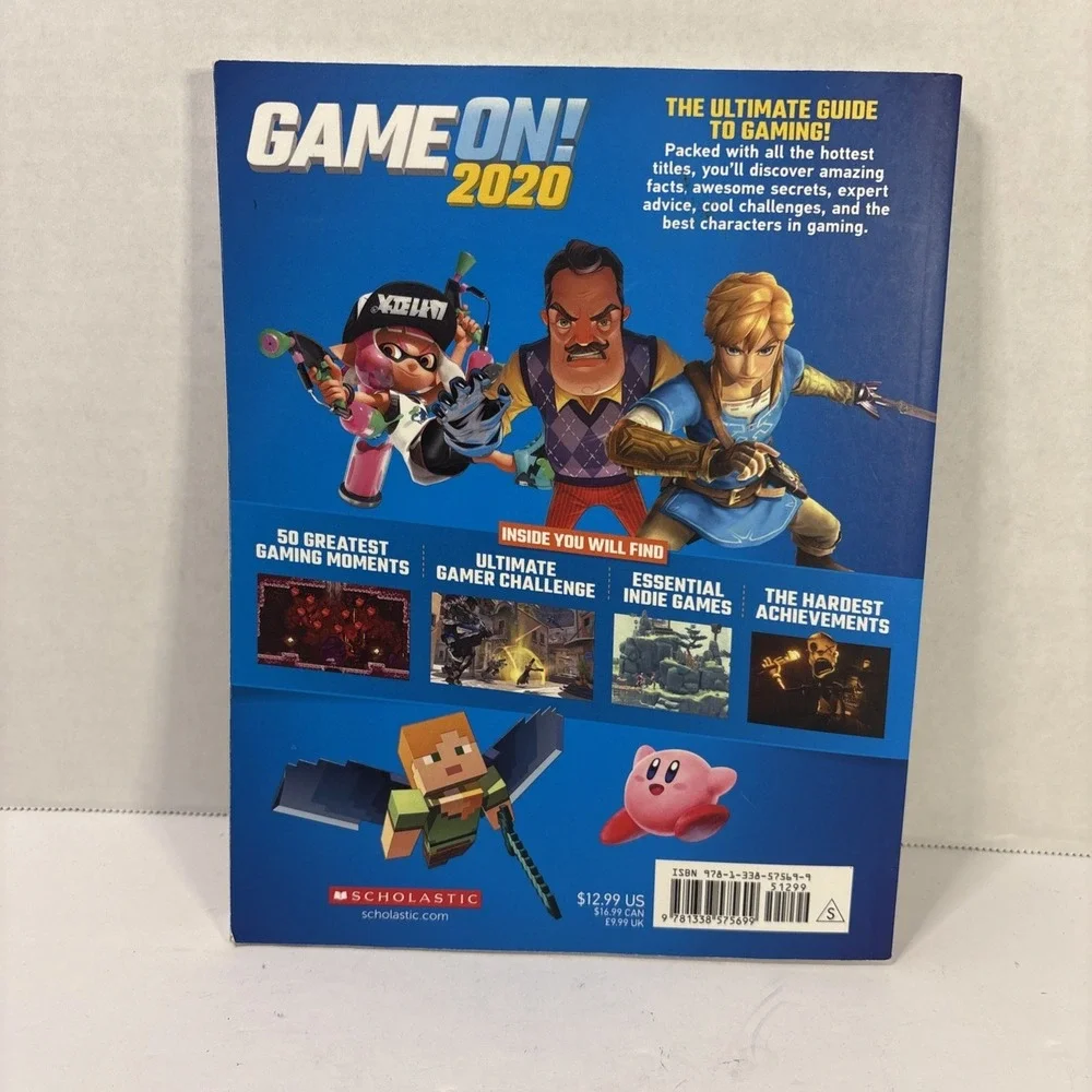 Scholastic Game On! 2020 Ultimate Guide to Gaming Apex Legends Minecraft Cuphead